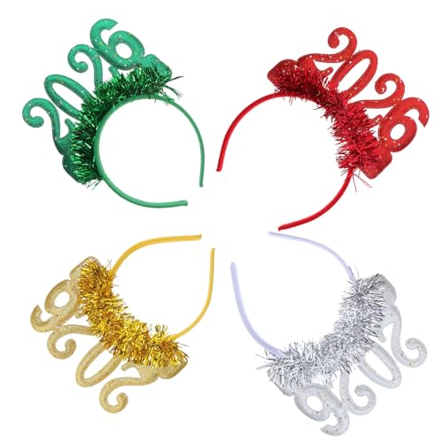 2026年新年カチューシャ4pcs 実使用レビュー 2026年1月版