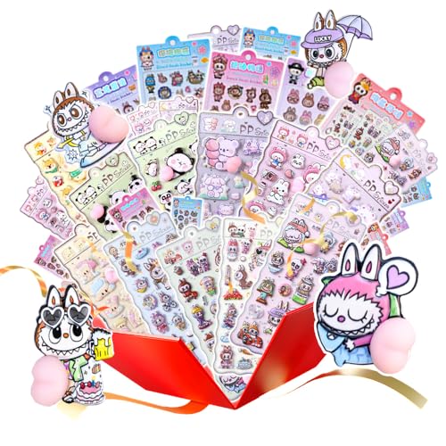 5枚セット おしりぷにぷにシール 3D ぷくぷく キャラクター 生活用品 実体験レビュー