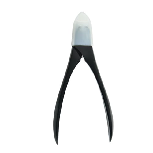 PACKOVE ステンレス製足用爪切り 滑り止めグリップ付き 陥入爪対応 厚手爪ケア用プロ仕様ネイル