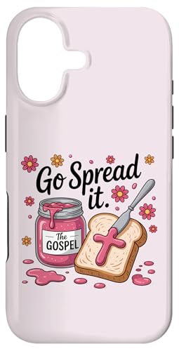 Go Spread It,キリスト教の日曜教会,イエスの引用,聖書研究 スマホケース iPhone