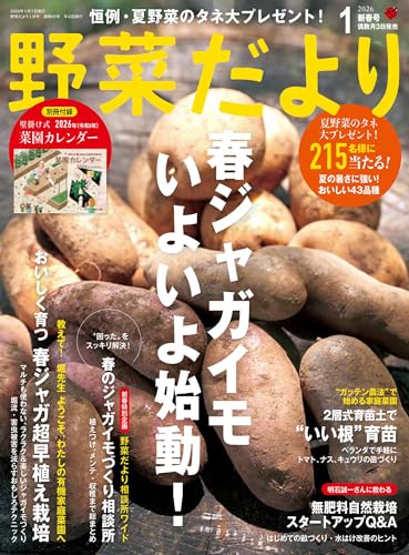 野菜だより2026年1月新春号 生活用品 実体験レビュー