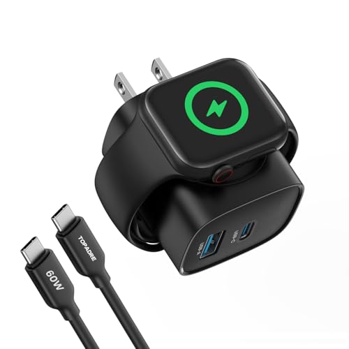 TOPADRE for アップルウォッチ 充電器 3in1 Apple製品 実体験レビュー