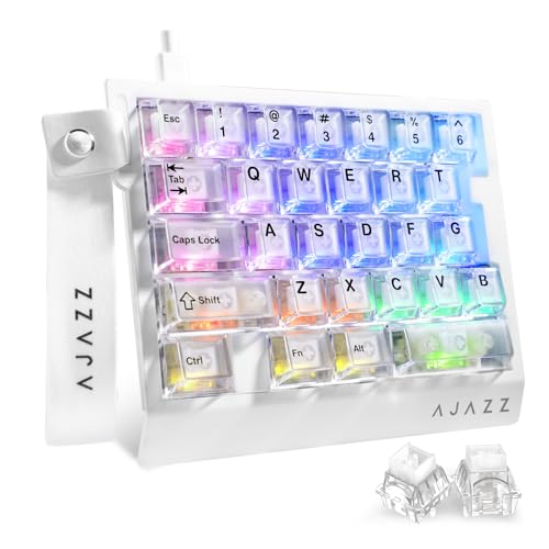 AJAZZ AK029 片手ゲーミングキーボード メカニカルキーボード ラピッドトリガー対応 29キー配列 Apple製