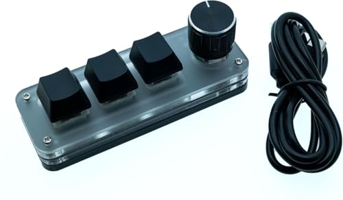 XYZA Tinykeyboard3Plus 3ボタン＋1ノブ 赤軸 メカニカル 片手キーボード Apple製品 実体験