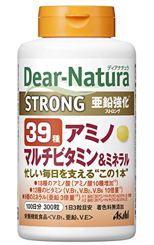 ディアナチュラ ストロング39アミノ マルチビタミン&ミネラル 300粒 アサヒ サプリ 書籍 実体験レビュー