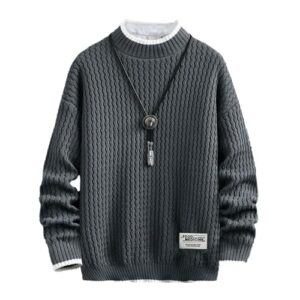 セーター メンズ 冬服 メンズ ラウンドネック 長袖 ファッション 実体験レビュー