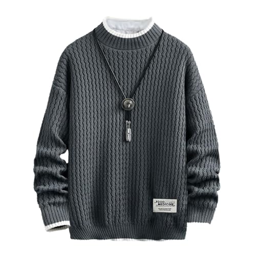 セーター メンズ 冬服 メンズ ラウンドネック 長袖 ファッション 実体験レビュー