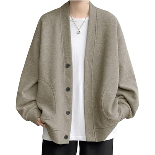 カーディガン メンズ 秋服 冬服 無地 オシャレ ファッション 実体験レビュー