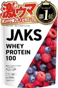 ジャックス JAKS プロテイン ホエイ 1kg 国内製造 アウトドア 実体験レビュー