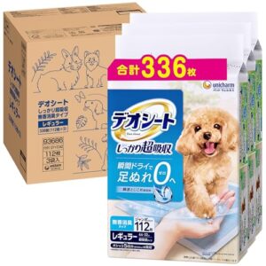 デオシート しっかり超吸収 無香消臭 レギュラー 336枚 犬用 ライフスタイル 実体験レビュー