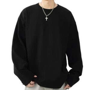 長袖Tシャツ メンズ 綿100% 吸汗性 抗菌防臭 大きいサイズ アウトドア 実体験レビュー