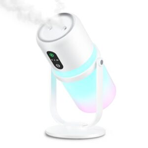 加湿器 卓上 小型 超音波式 2025冬新登場 ダブル噴霧 実体験レビュー