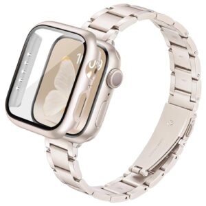 Bokoios 超細メタル いステンレス対応アップルウォッチ バンド ケース 40mm レビュー分析