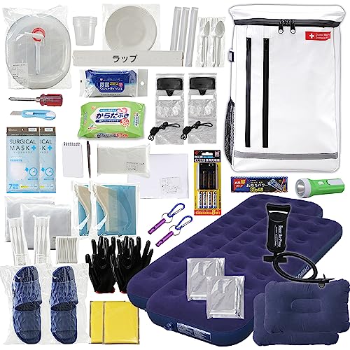 アイリスオーヤマ 防災グッズ 防災リュック 防災セット 2人用 44点 レビュー分析