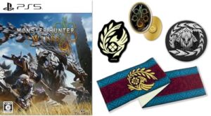 モンスターハンターワイルズハンター重ね着装備「ギルドナイトシリーズ」護石「希望の護石」+マフラータオル 調査隊エンブレム