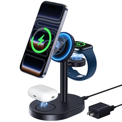 Hevanto 2026 MagSafe充電器 3in1 ワイヤレス充電器 Qi認証 レビュー分析